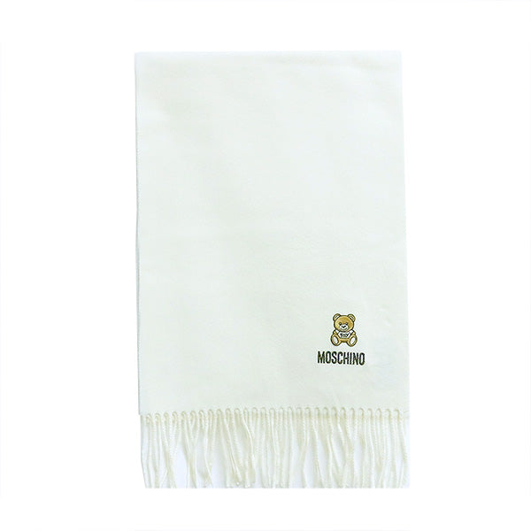 モスキーノ MOSCHINO マフラー レディース M5293 50124 002 アイボリー ホワイト